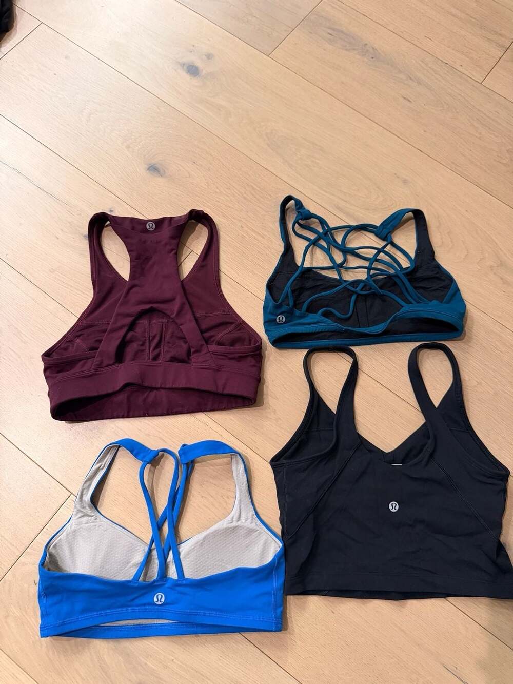 Lot of 4 Lululemon Women's Assorted Sports Bra Bundle, Various Styles size 4 - Picture 2 of 9